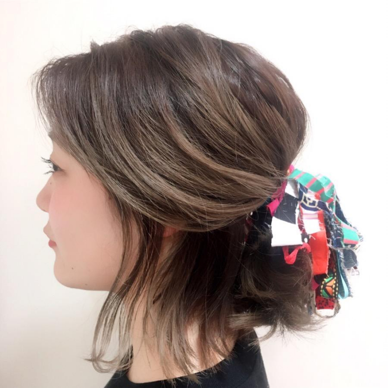 ボブでも簡単！ヘアアレンジ！