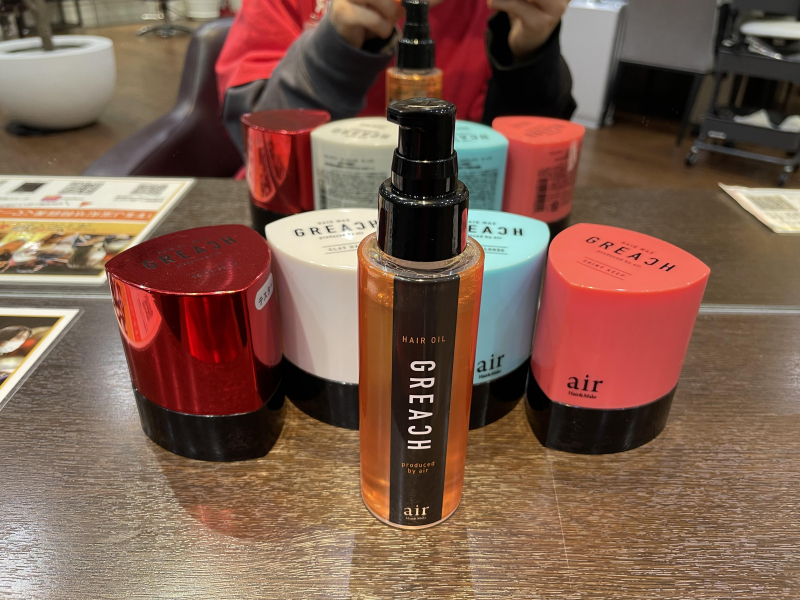 GREACHからヘアオイル登場！