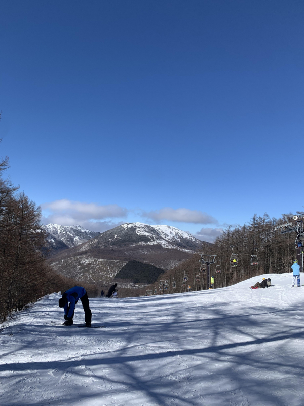 雪山は晴天なり！