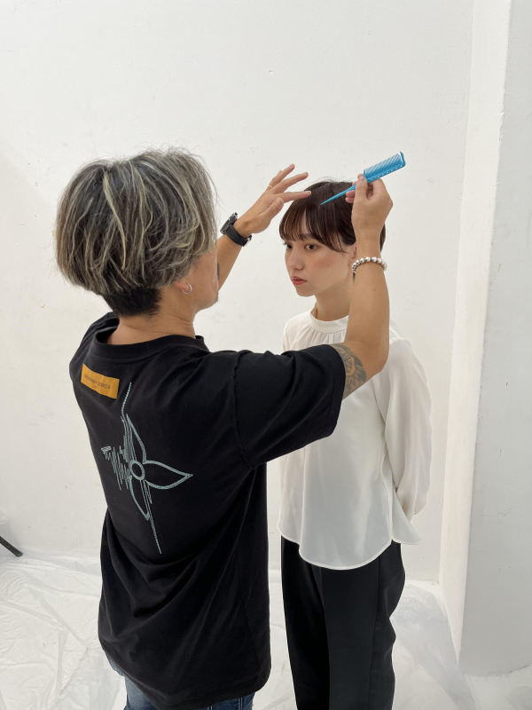 ヘアカタログの撮影に！！