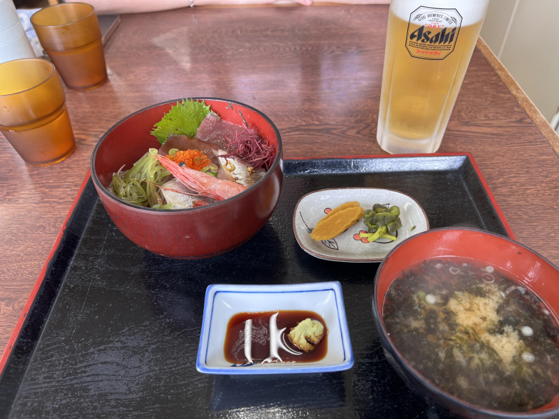初島でのご飯