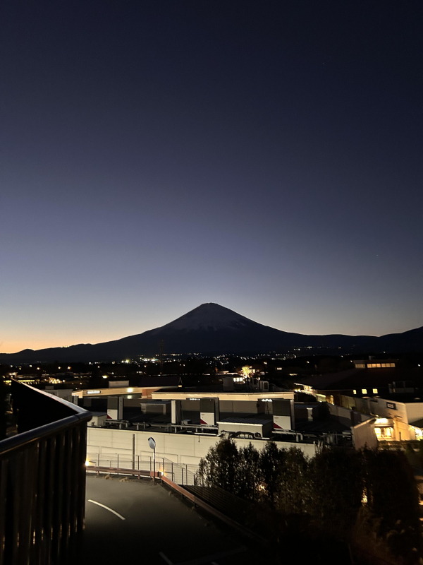 あまりにも霊峰。