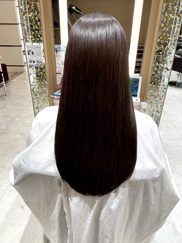 年始からさらツヤ髪で☆