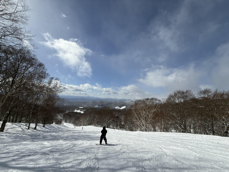 今年初スノボ！