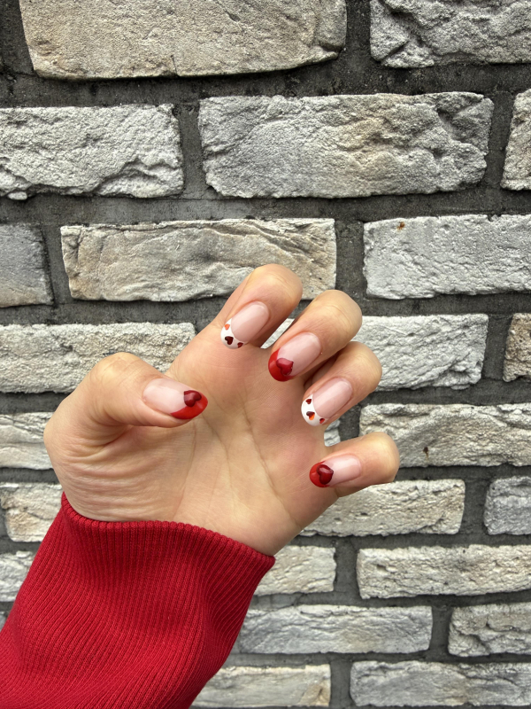 Valentine nail