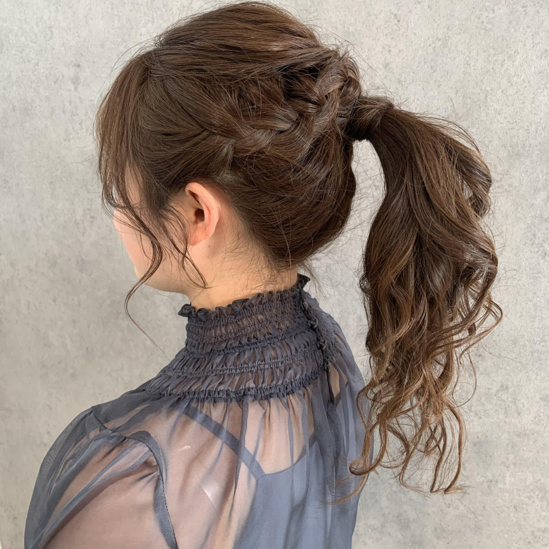 ヘアアレンジもやってます☆