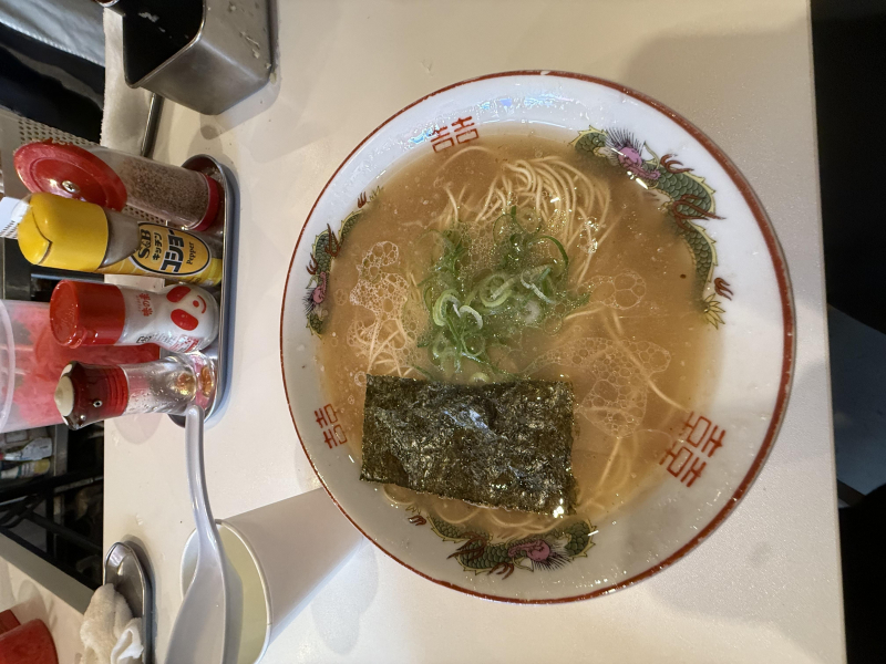 豚骨ラーメン！