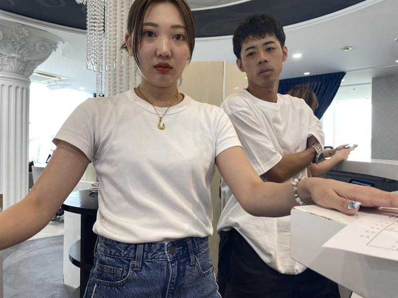 フロントと長嶋兄さんペアルックな件について