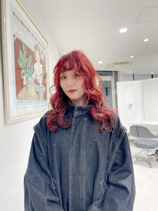 レイヤーカットとふんわり巻き