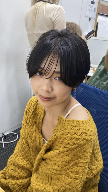 ヘアカタの撮影に