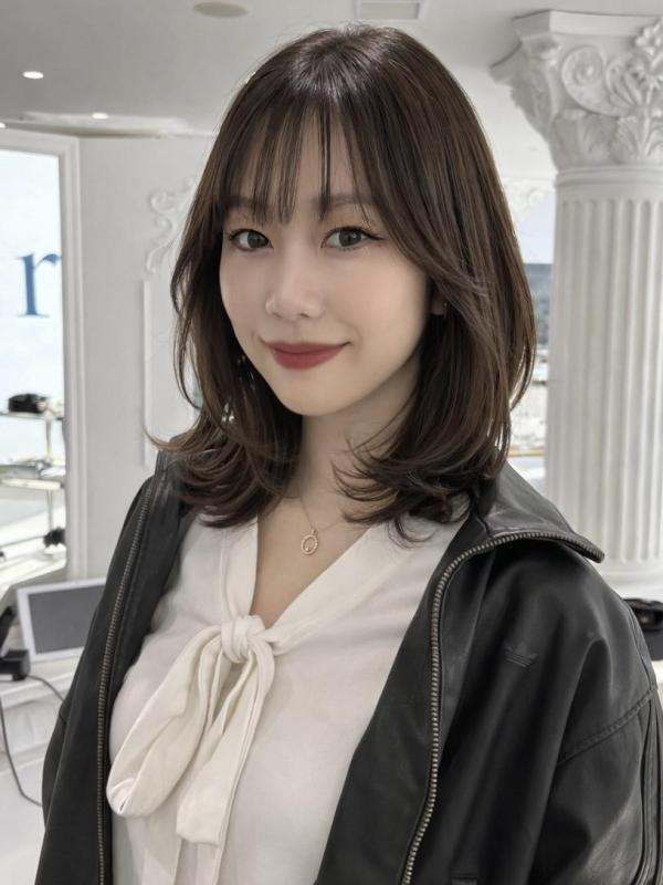 レイヤーカットと透明感カラー◎