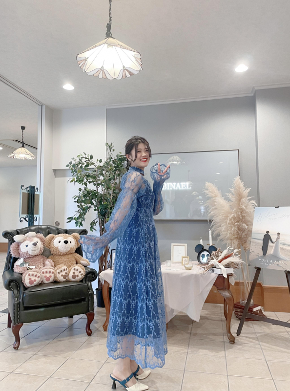 友人の結婚式に☺︎
