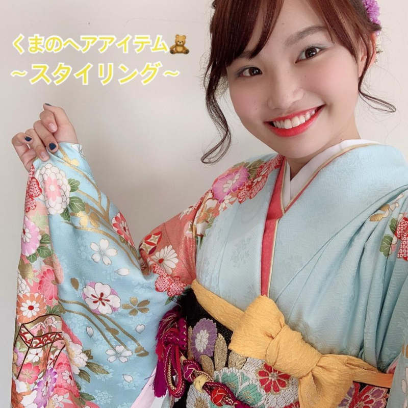 #くまのヘアアイテム