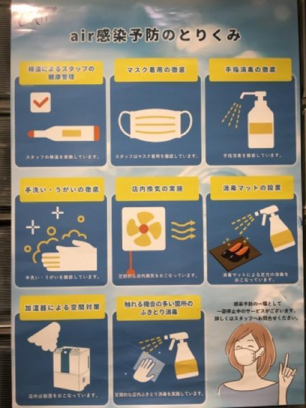 air-OSAKA コロナ対策について