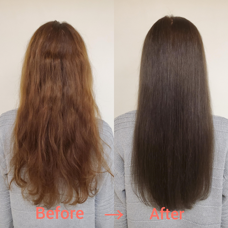 ツヤがよみがえるヘアカラー
