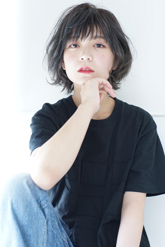 小顔に似合わせ^_^大人マッシュショート♪