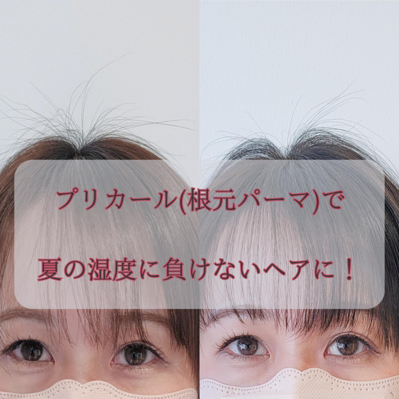 夏の湿度に負けないヘアを『プリカール』で！