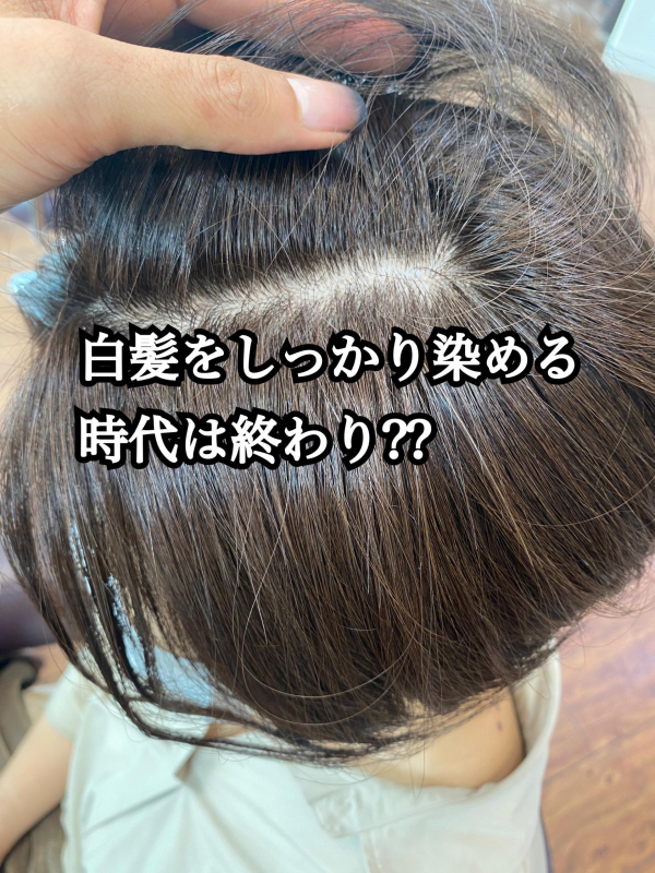 白髪をしっかり染める時代は終わった⁇白髪ぼかしカラーとは！｜池袋駅