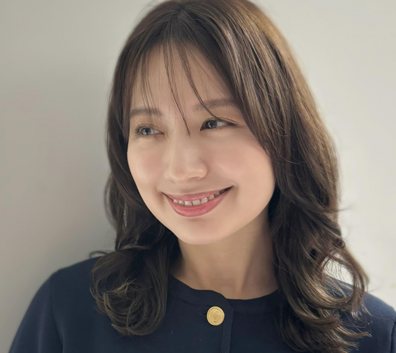 前髪ありミディアム　AIR銀座タワー　藤本麻衣