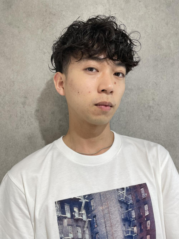 メンズスパイラルパーマ